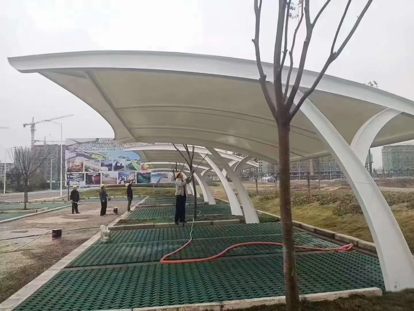 贵州荔波膜结构车棚采购避坑指南:本地气候不同,别拿低价当性价比